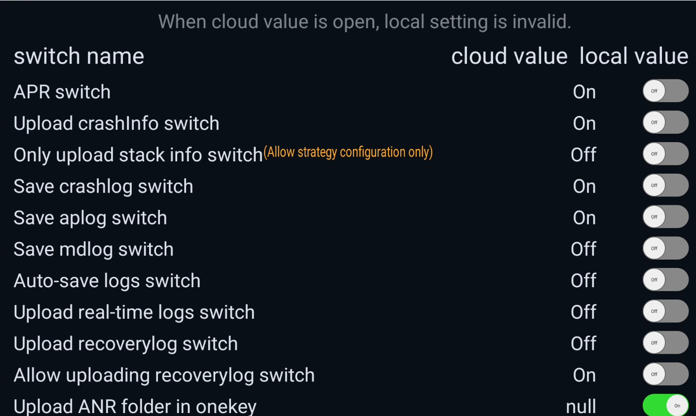 Настройки BydLogtool